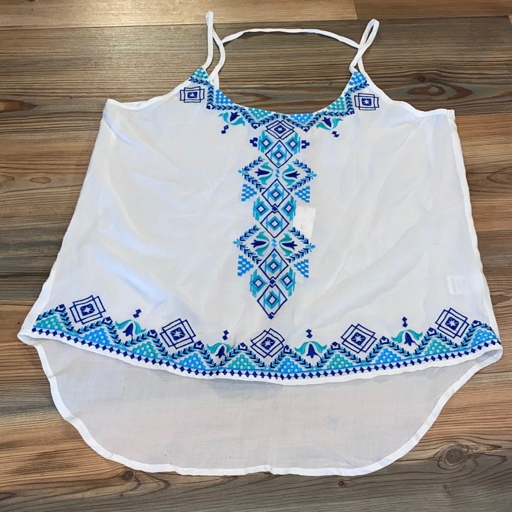NWT LoveStich Embroidered Camisole Size M